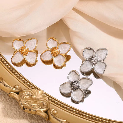 Flower Charm Earrings