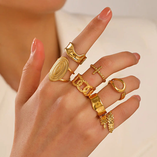 Gold Knuckle Ring