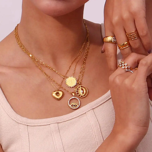 Symbolic Charm Necklace Set