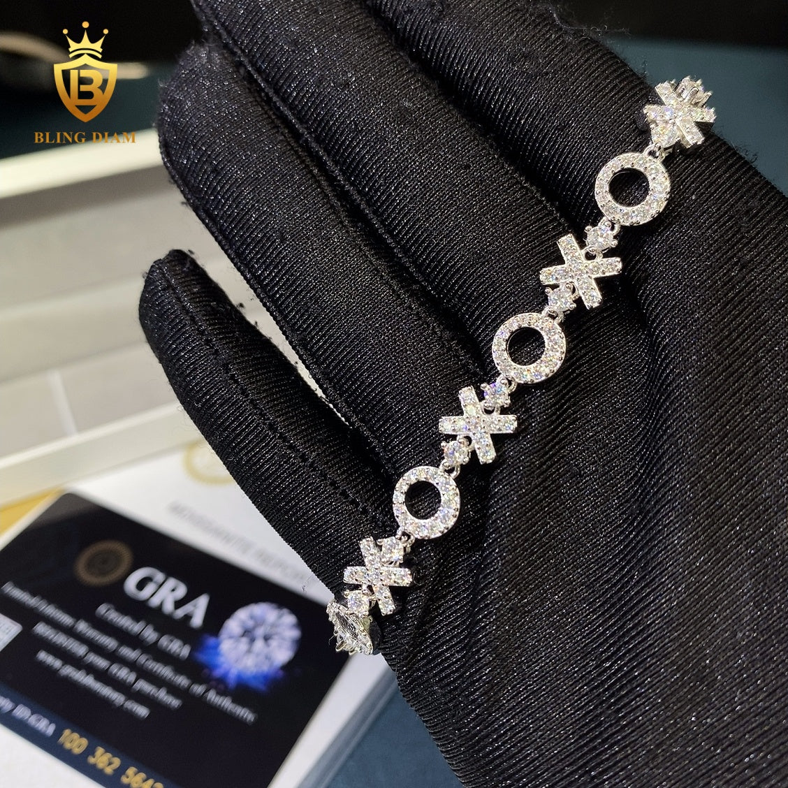 Clover Moissanite Bracelet