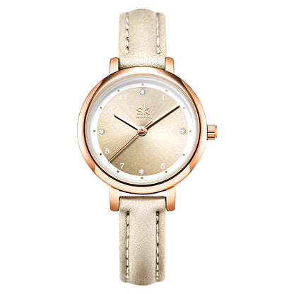 White and Rose Gold Watch