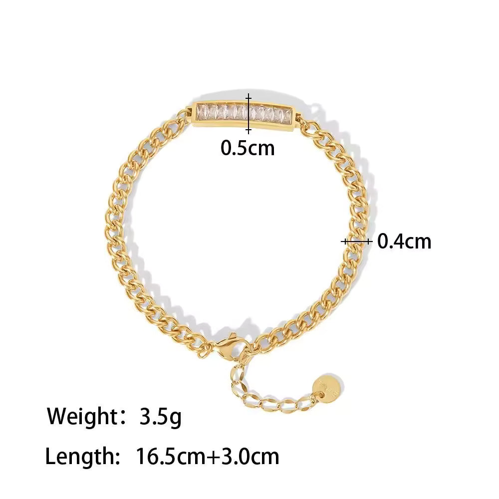 Snake Butterfly Tennis Link Chain Bracelets