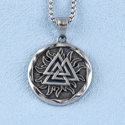Valknut Sunburst Pendant