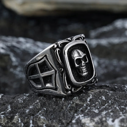Skull Cross Ring