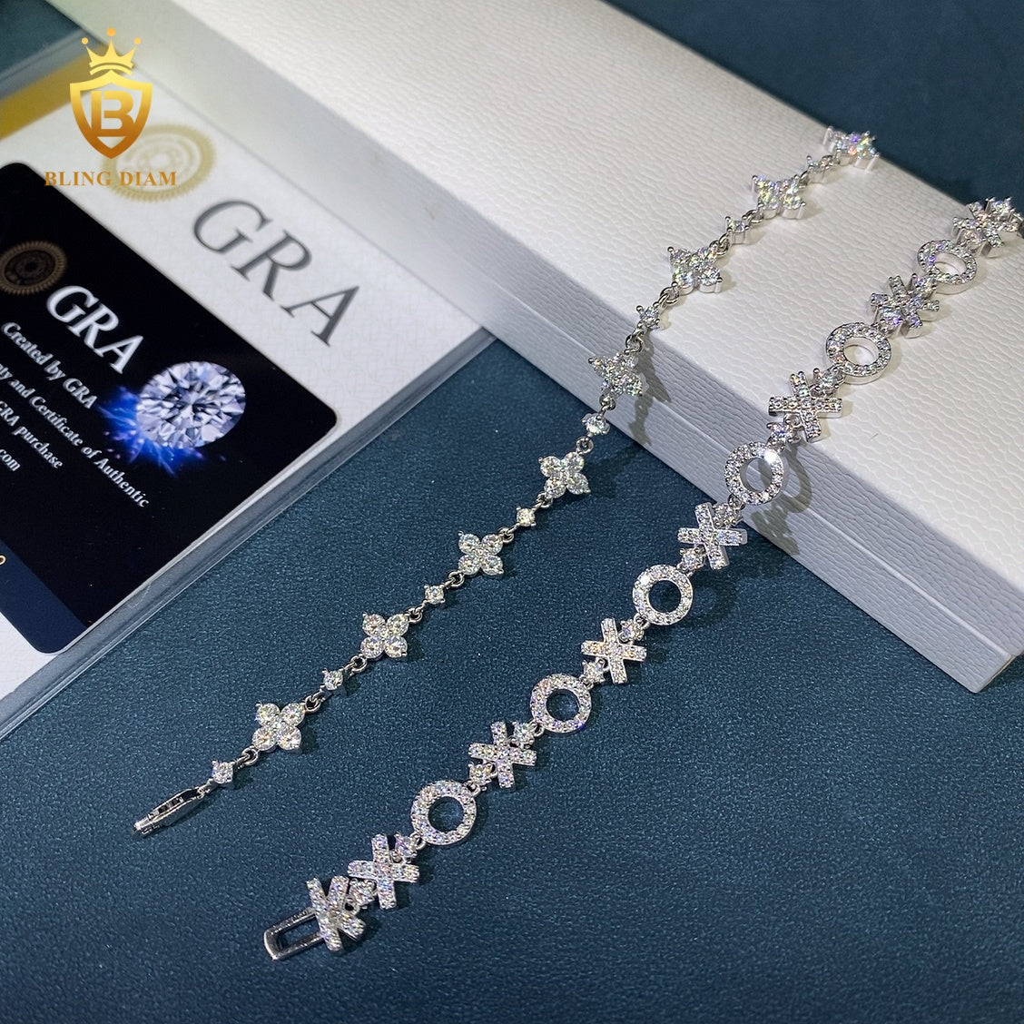 Clover Moissanite Bracelet