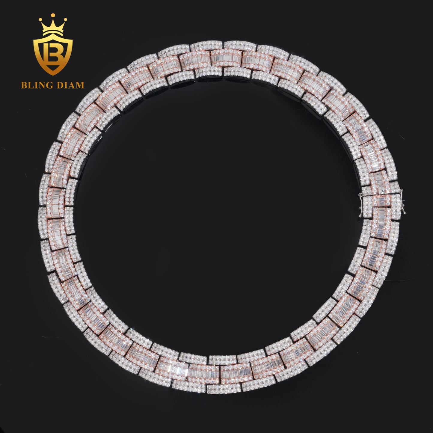 18mm S925 Moissanite Cuban Chain