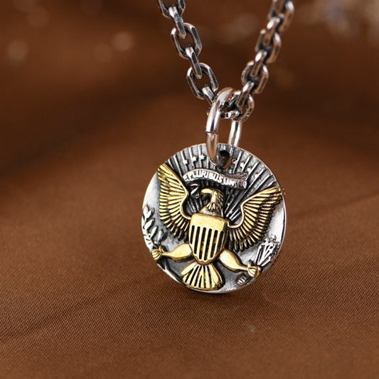 White Headed Eagle Necklace
