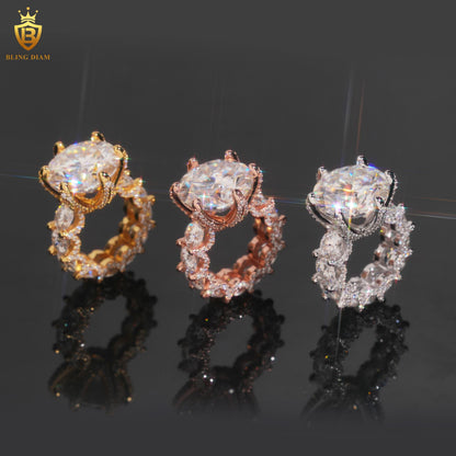 Big-size iced-out ring