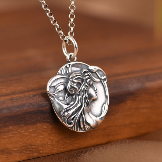 Goddess Head Necklace