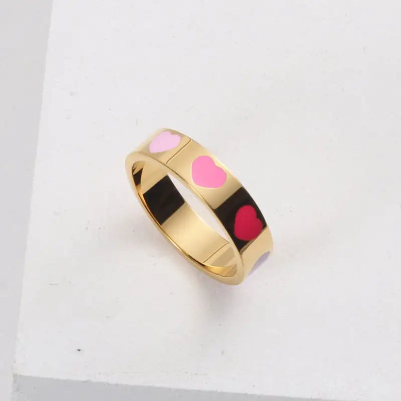 Gold Heart Ring