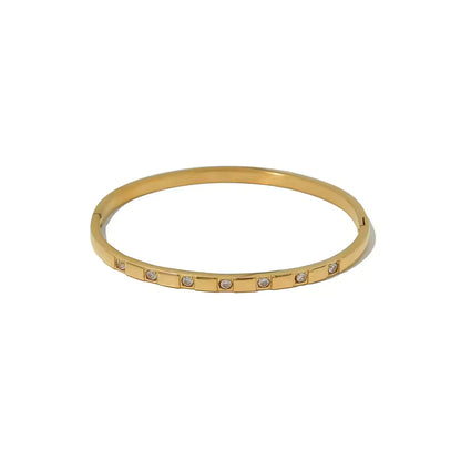 Zircon Bangle Bracelet