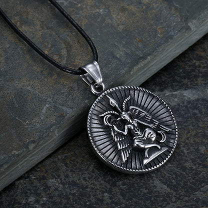 Mask Medallion Pendant