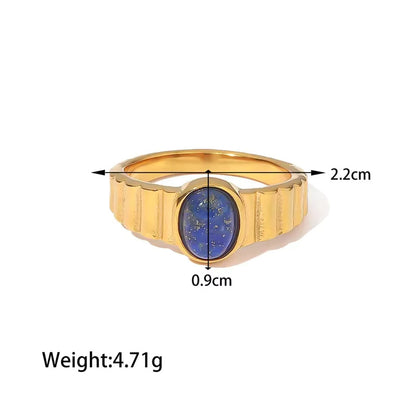 Gold Stone Ring