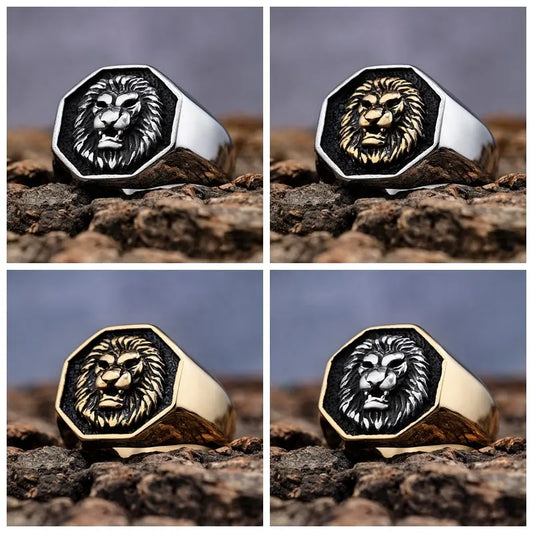 Great Lion Head Ring