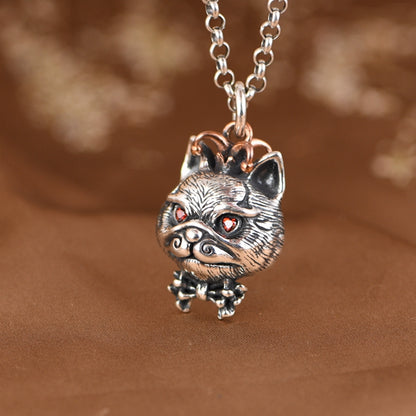 Bow Panda Necklace