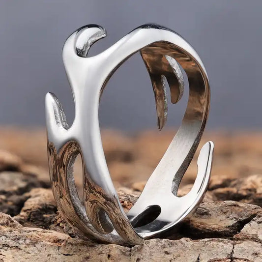 Silver Flame Ring