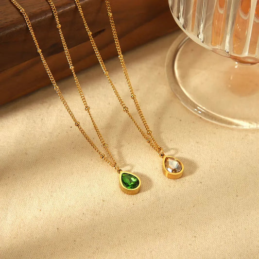 Teardrop Glow Necklace