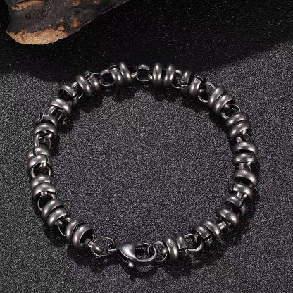 Twisted Cable Motorcycle Chain Bracelets