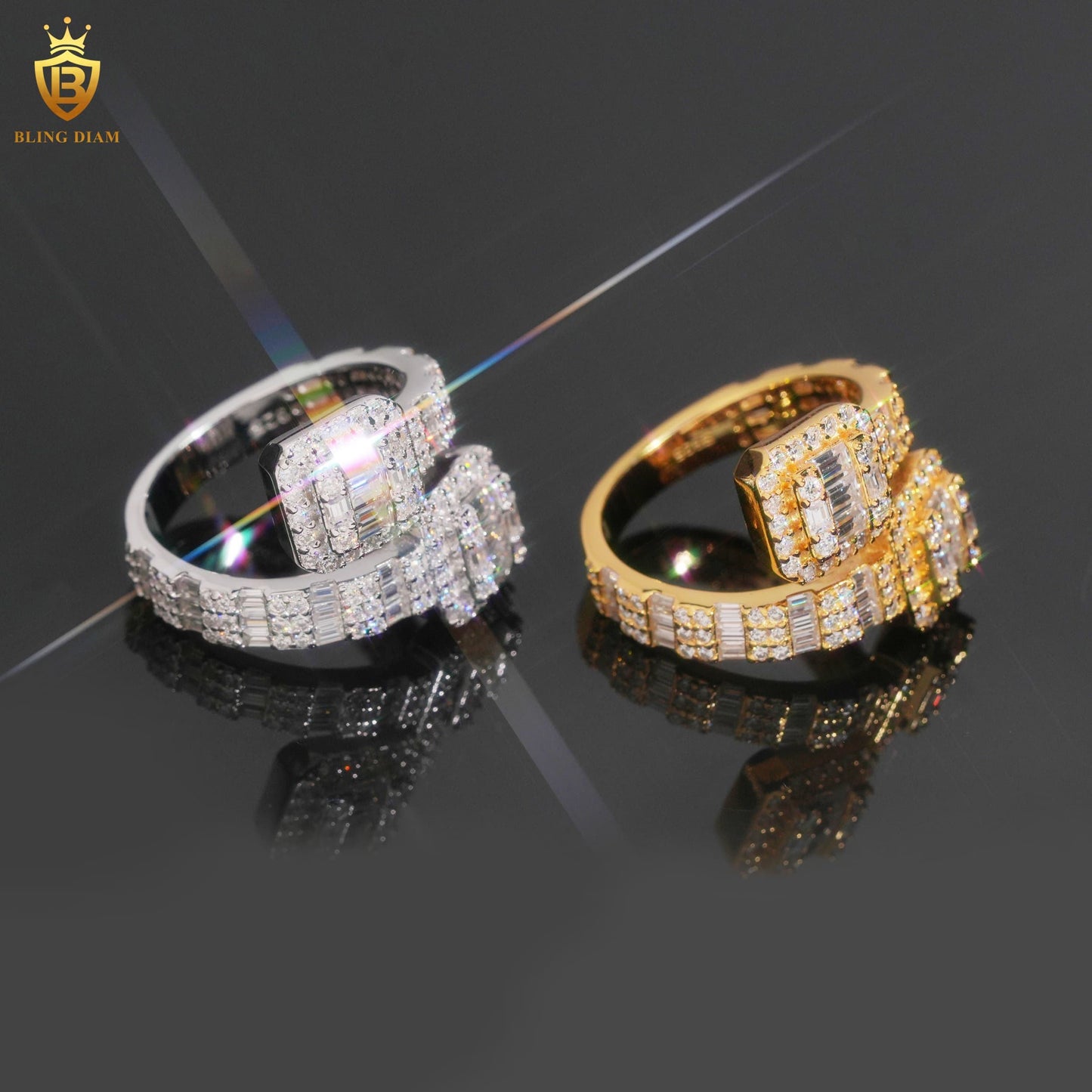 Moissanite ring