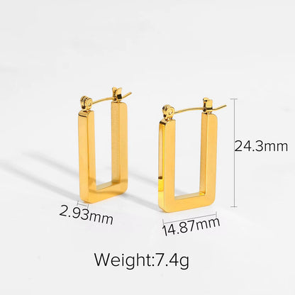 Gold Hoop Earrings