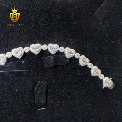 Moissanite Cuban Bracelet