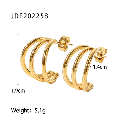 Gold Hoop Earrings