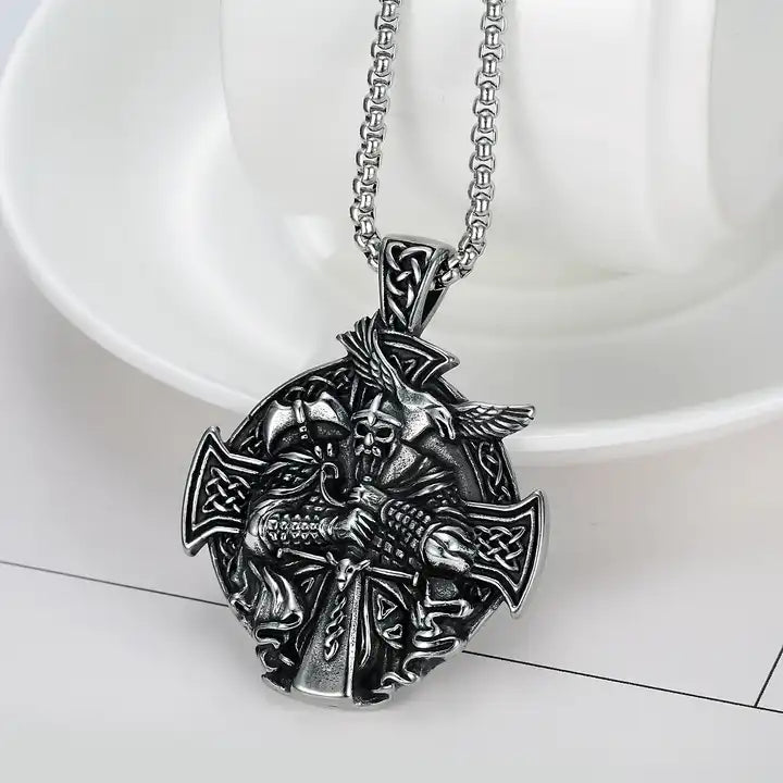 Viking Cross Necklace