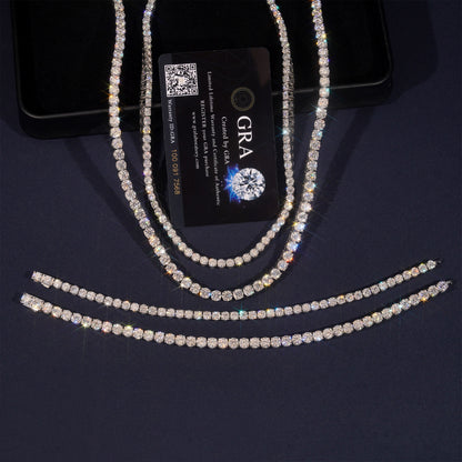 Tennis Chain Stainless Moissanite chain