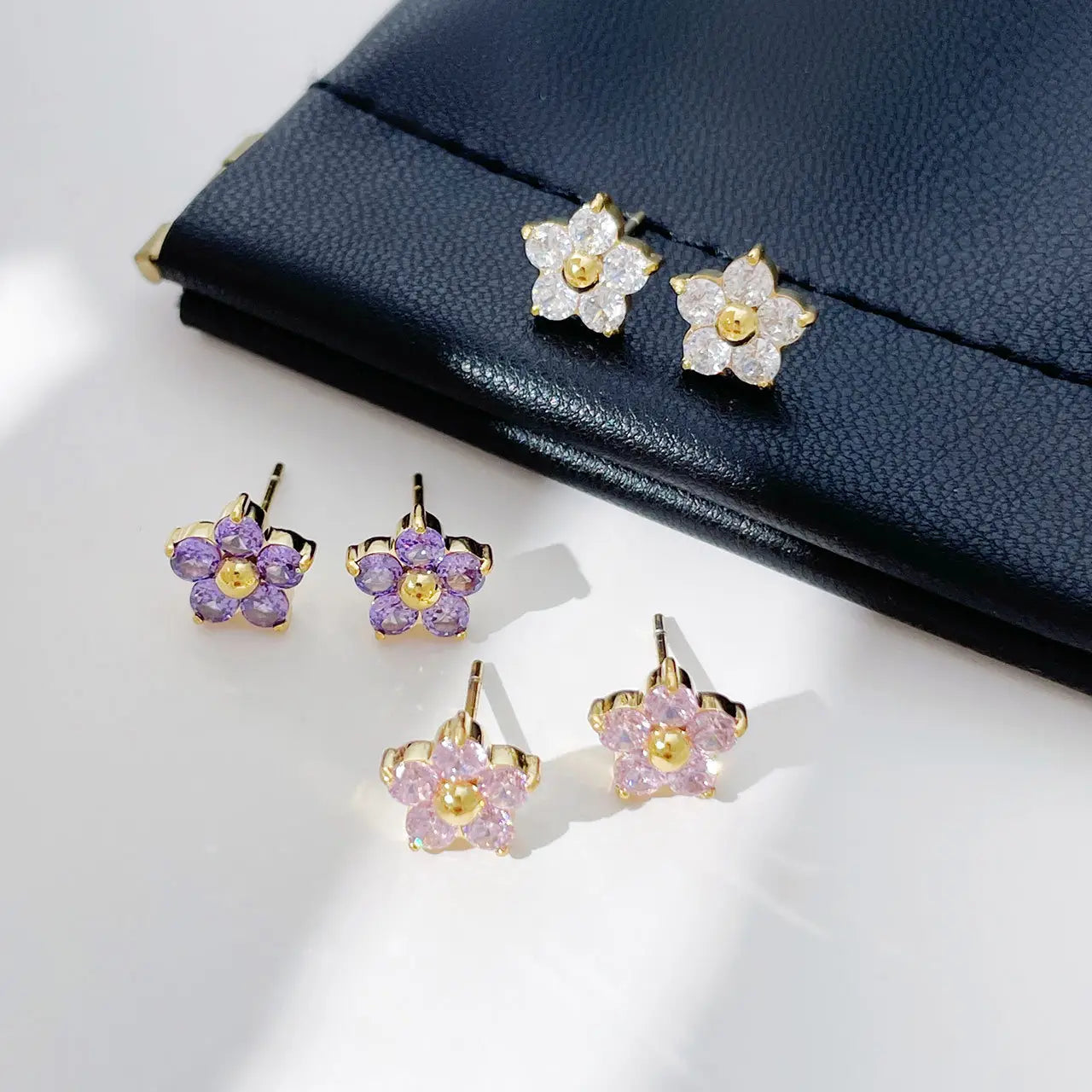 Tiny Flower Earrings