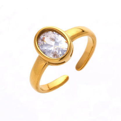 Oval Round Rings