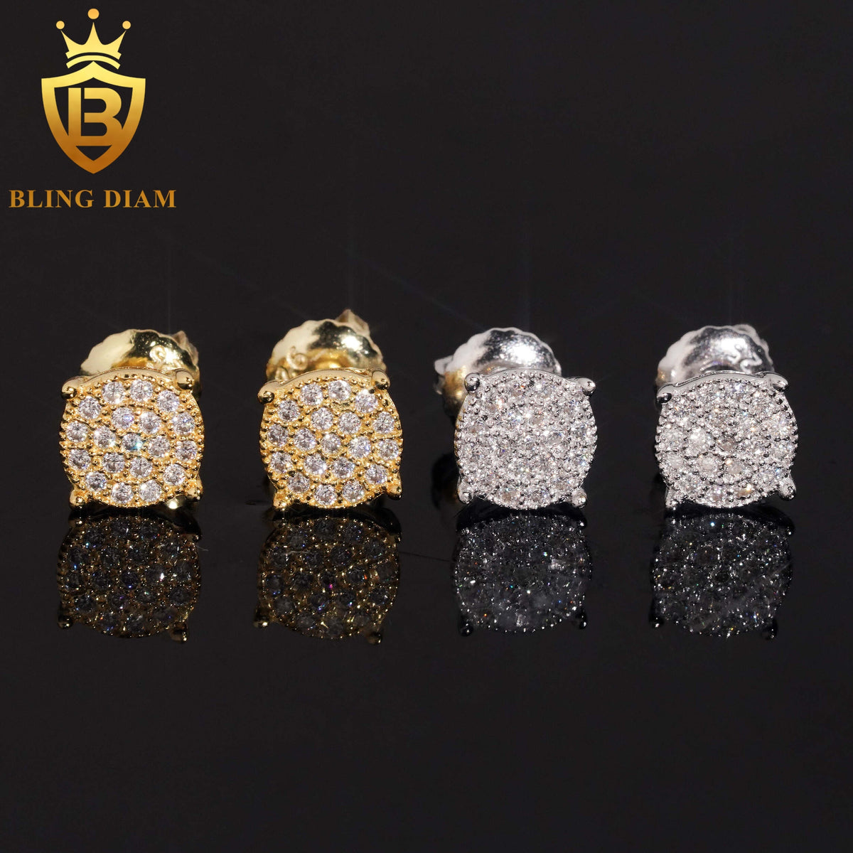 Moissanite Stud Earrings