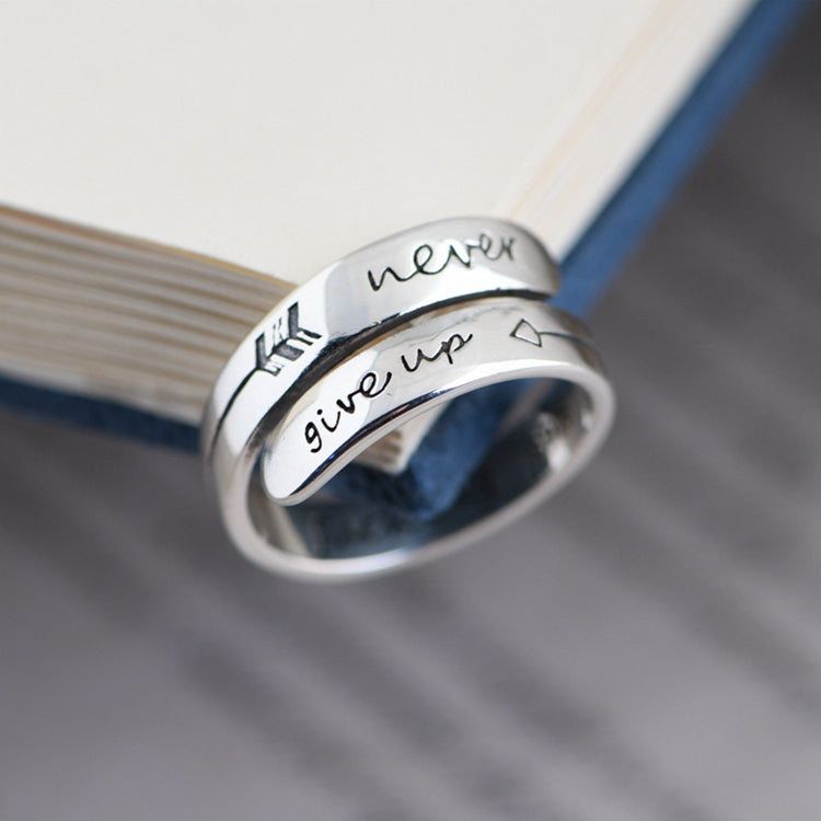 Never Give Up Ring