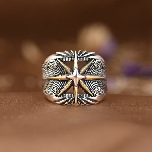 Gold Star Ring
