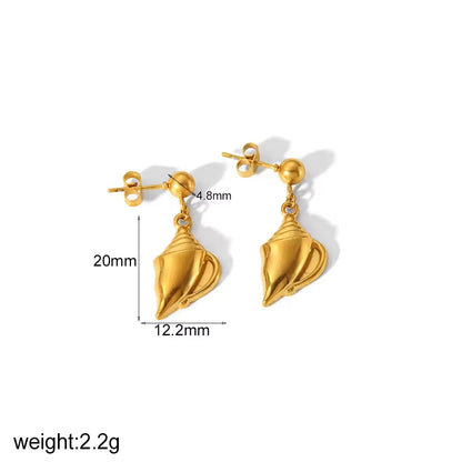 Stainless Ocean Earrings