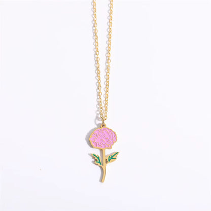 Floral Zodiac Necklace