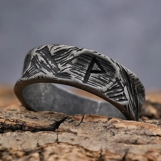 Runic Silver Ring