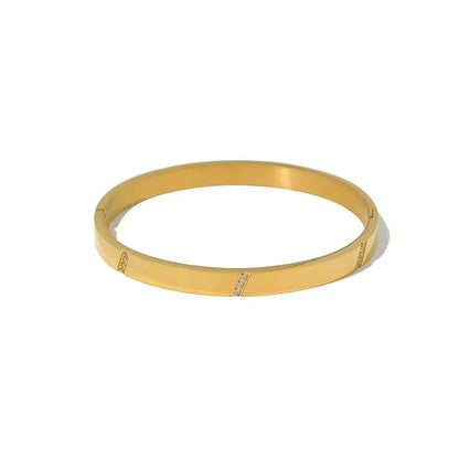 Zircon Bangle Bracelet