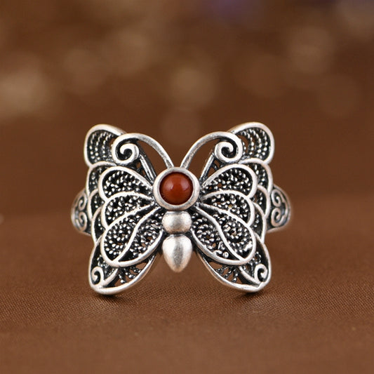 Butterfly Adjustable Ring