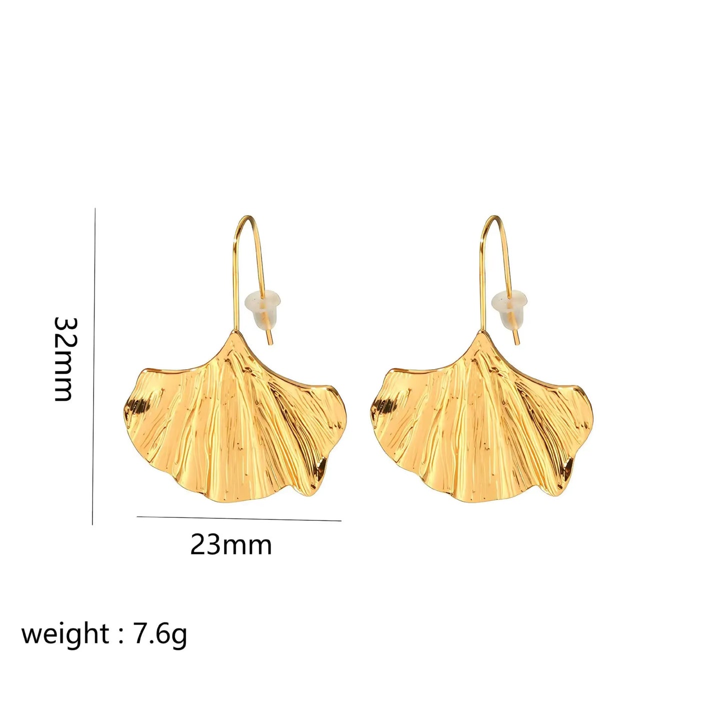 Elegant Butterfly Flower Stud Earrings