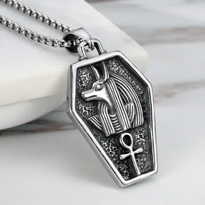 Anubis Ankh Necklace