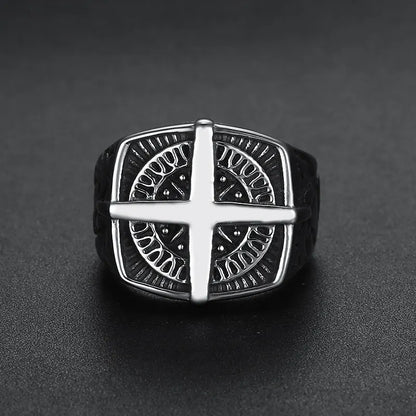 Gold Compass Ring