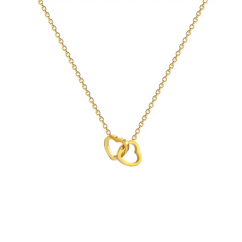 Linked Heart Necklace