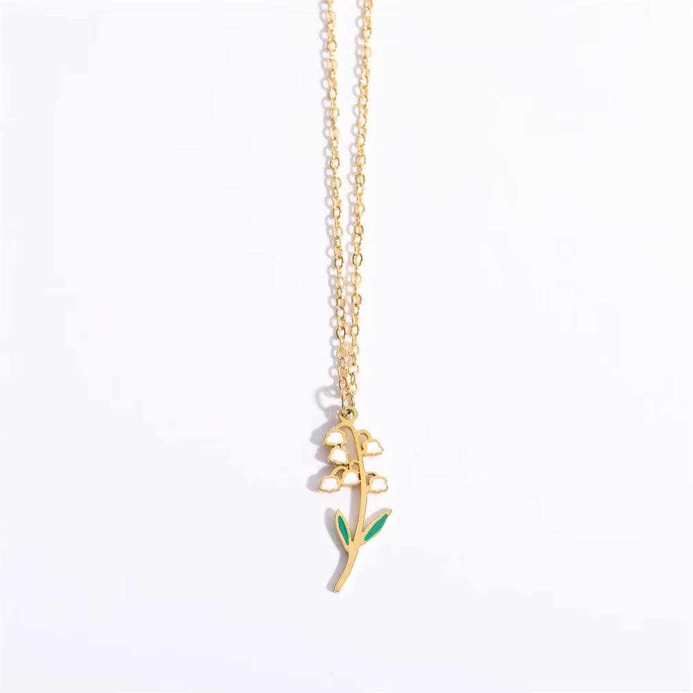 Floral Zodiac Necklace