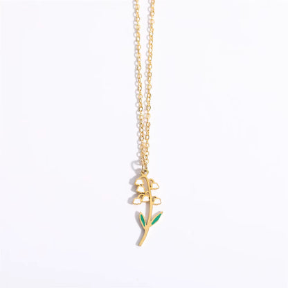 Floral Zodiac Necklace