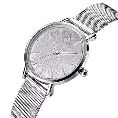 Sliver Stainless Steel Quartz Watch