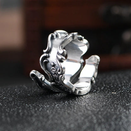 Retro Letter Ring