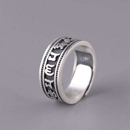 Six Character Mantra Ring