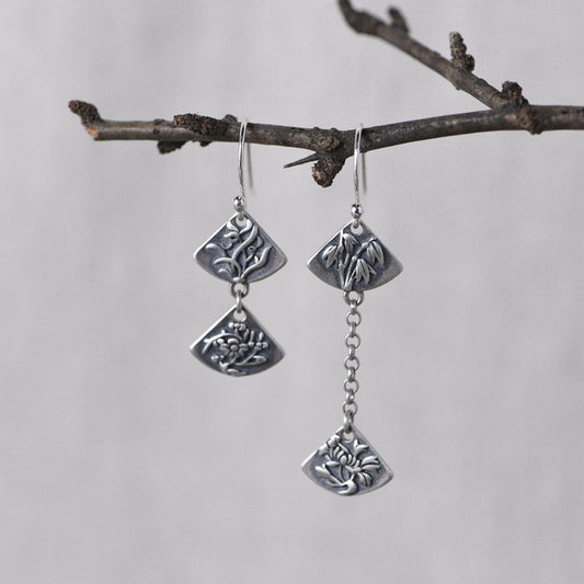 Bamboo Chrysanthemum Earrings