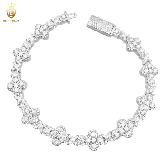 Floral Cross Bracelet