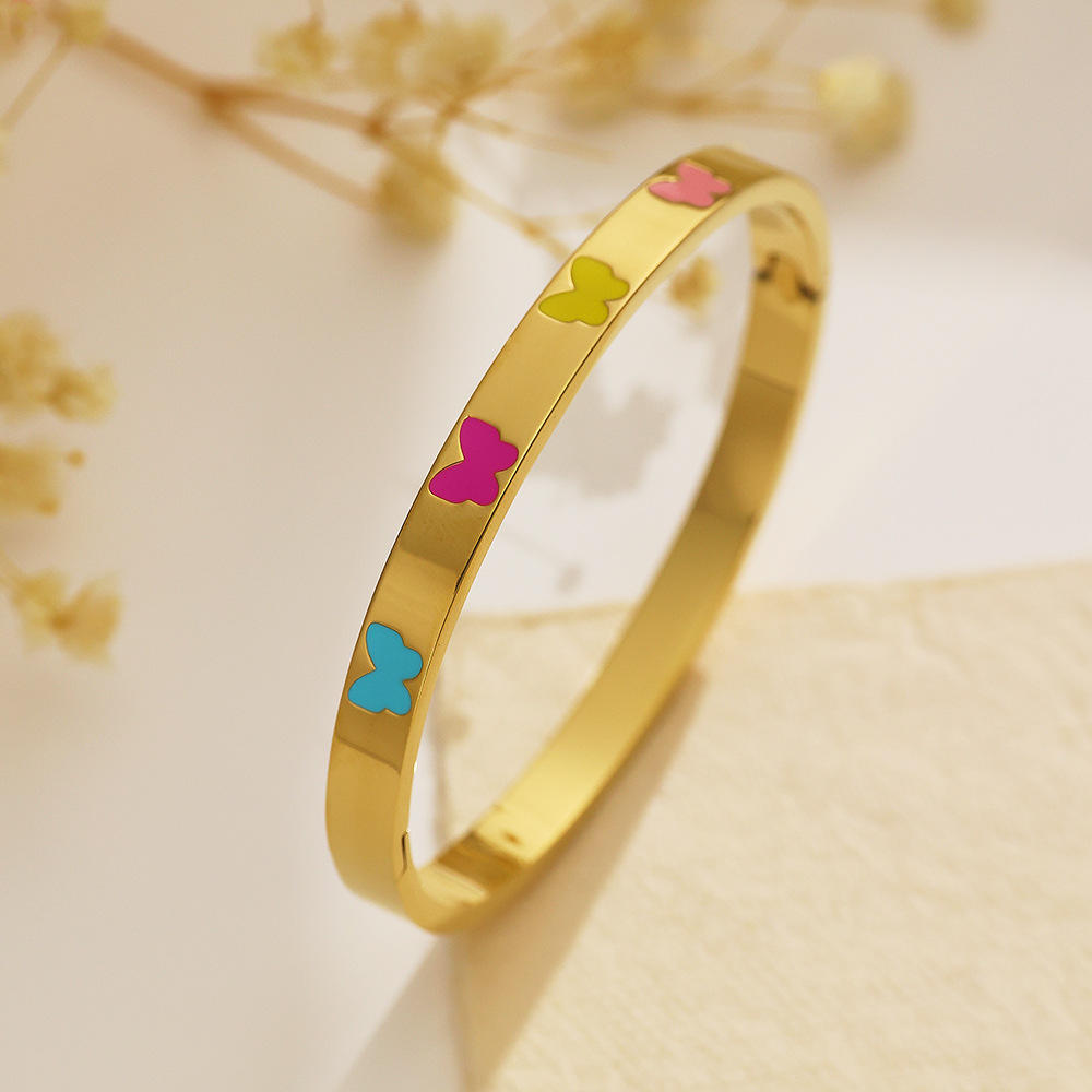 Butterfly Bangle Bracelet